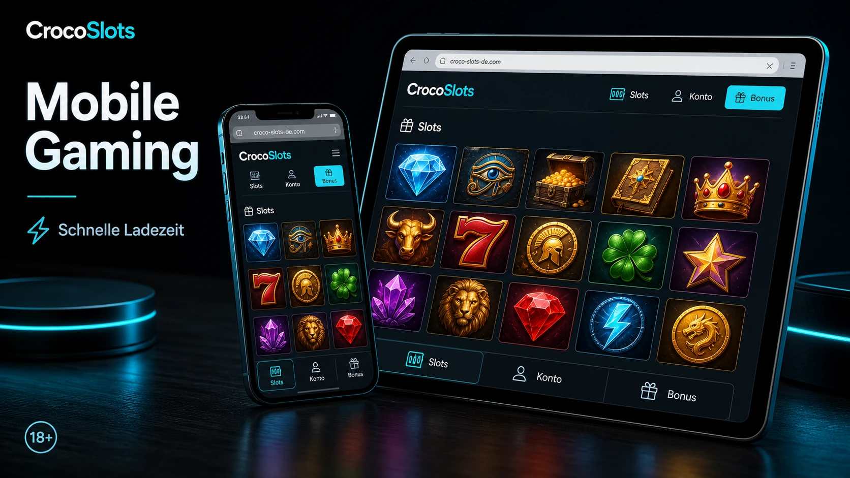 Mobile Gaming bei CrocoSlots